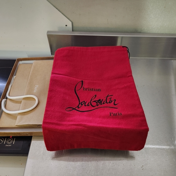 Christian louboutin Decollete 554 100 patent NUDE Size 37.5 - Picture 7 of 8